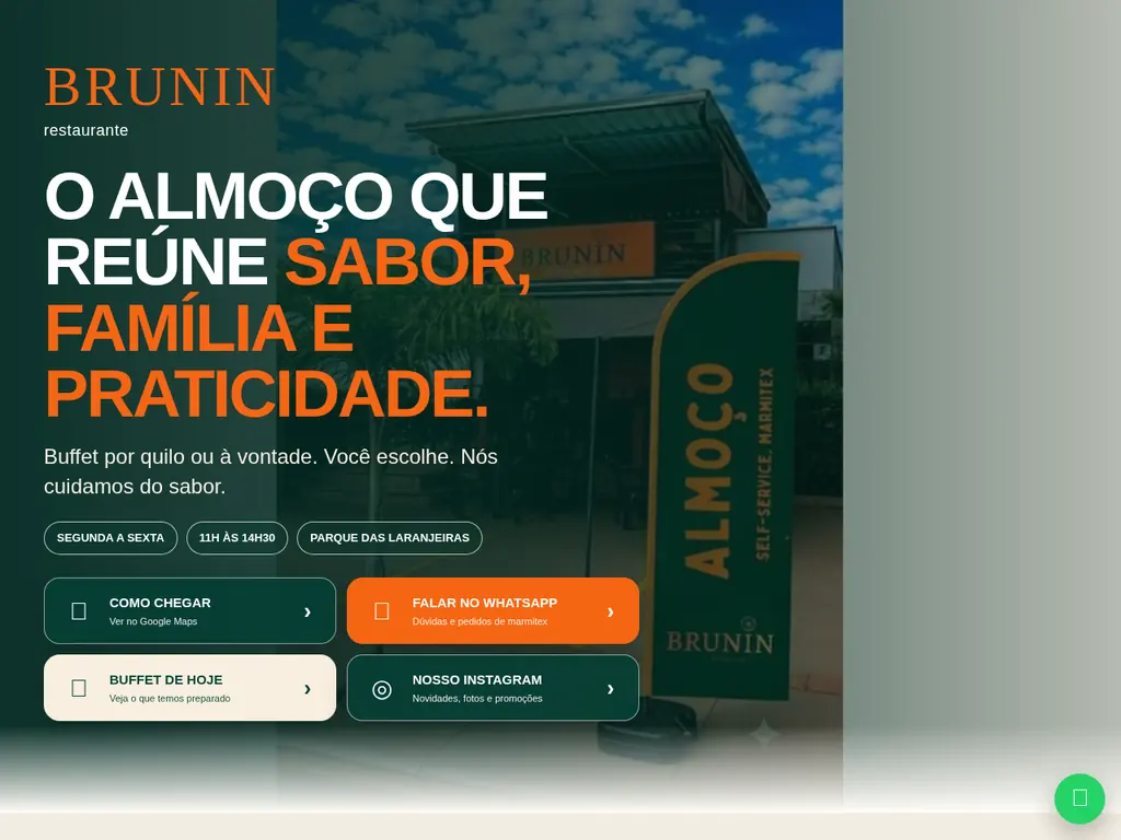 Capa do projeto Restaurante Brunin