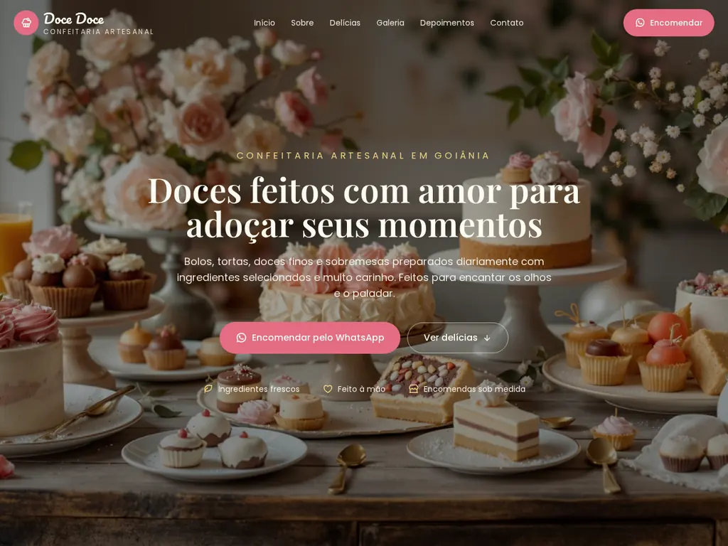 Capa do projeto Doce Doce