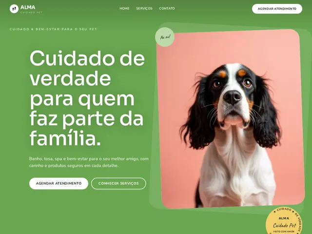 Prévia real: Referência de página compacta · Pet Essencial
