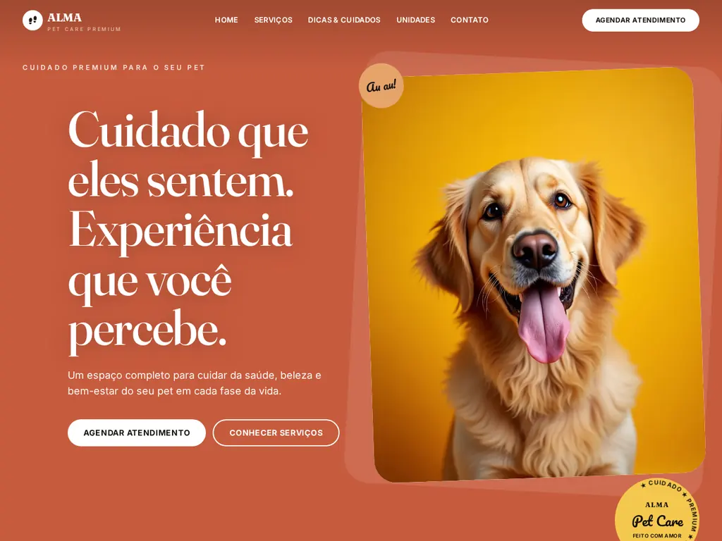 Capa do projeto Pet Premium | Rede & Franquia