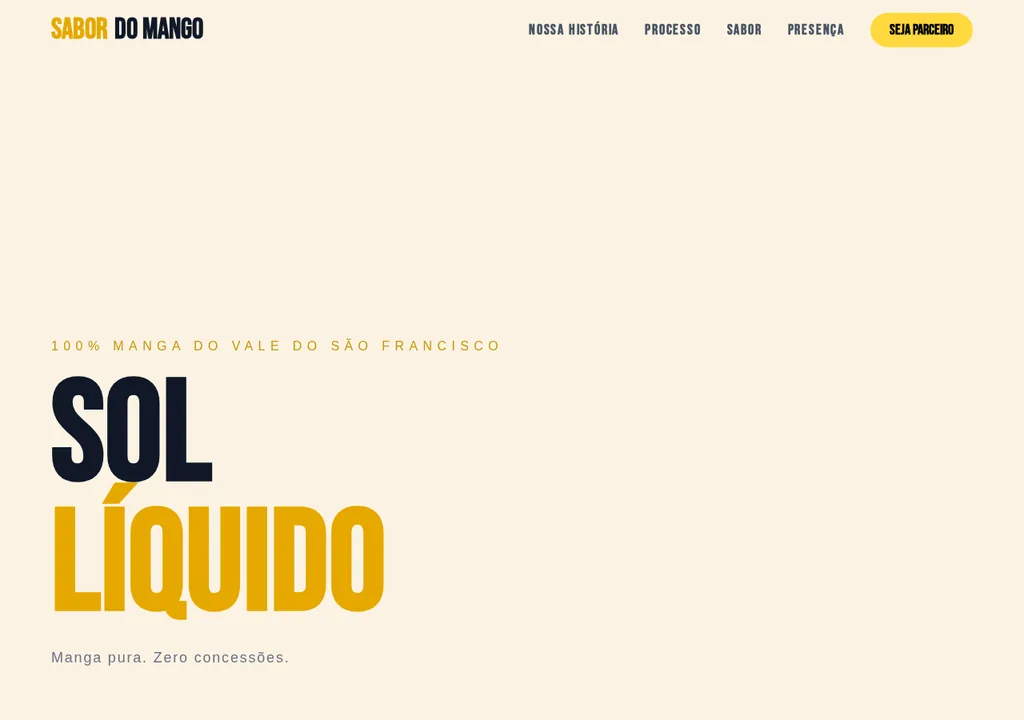 Projeto Sabor do Mango